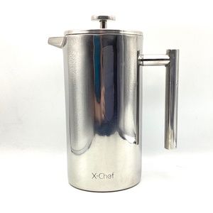 X Chef Coffee Press Stainless Steel 34oz Insulated